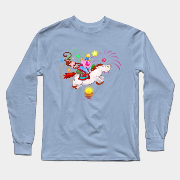 Circus Charlie Long Sleeve T-Shirt by markpaulik